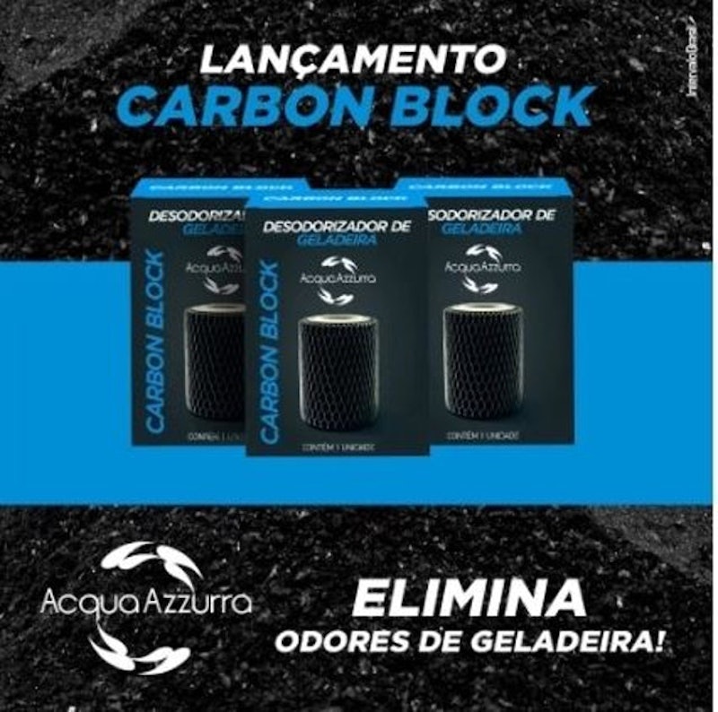 Desodorizador de Geladeira Carbon Block 2