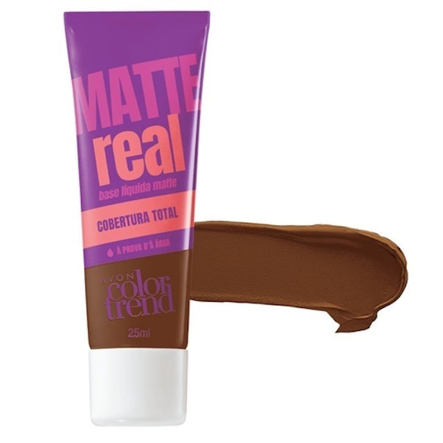 Base Avon Color Trend Matte Real (cor Marrom Escuro) 2