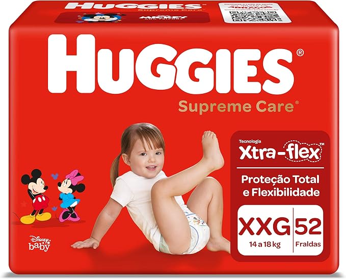 Fralda Huggies Supreme Care XXG 1