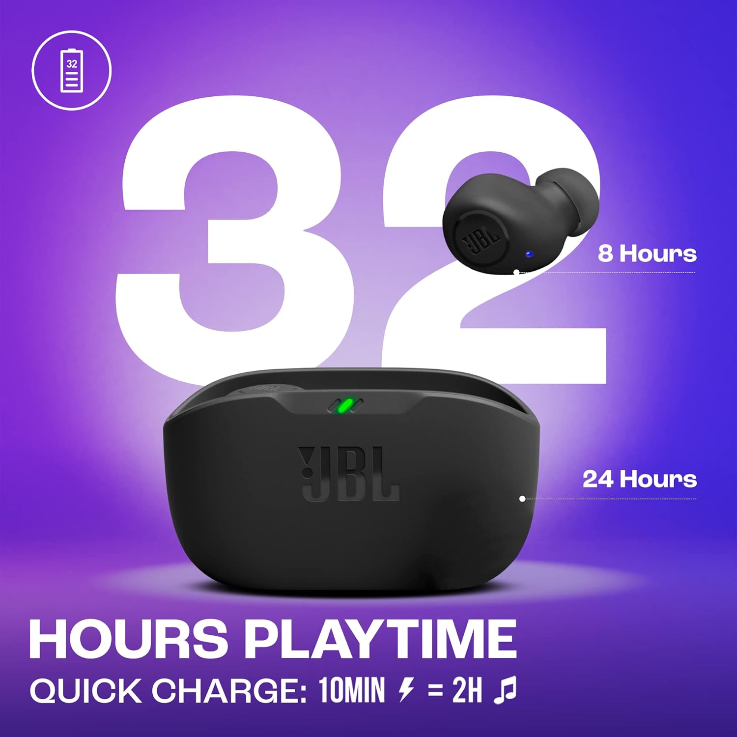 JBL Wave Buds (Preto) 3