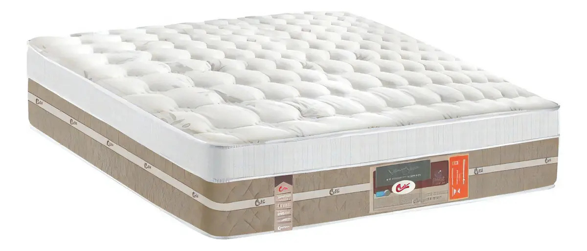 Colchão Castor Casal Silver Star Air One Face Pocket 138 x 188 x 32 cm 1