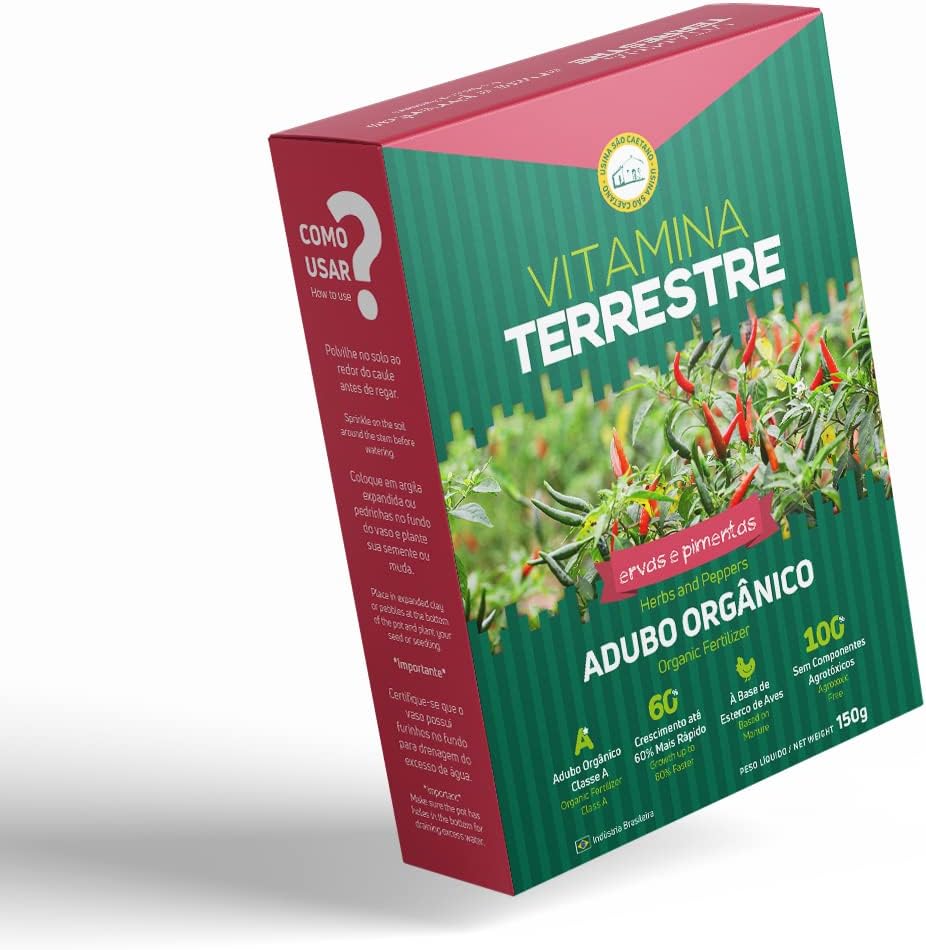 Adubo Orgânico para Ervas e Pimenta 150 g 2