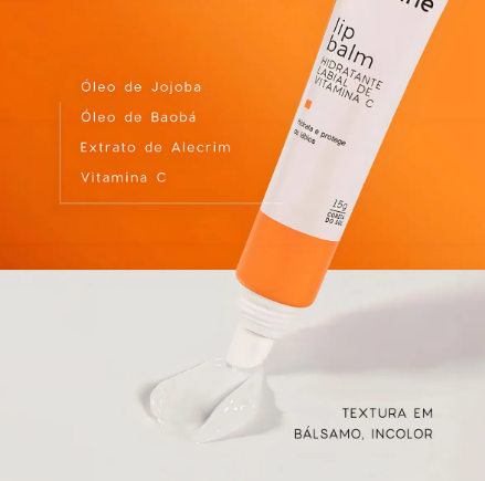 Hidratante Labial com Vitamina C Lip Balm 3