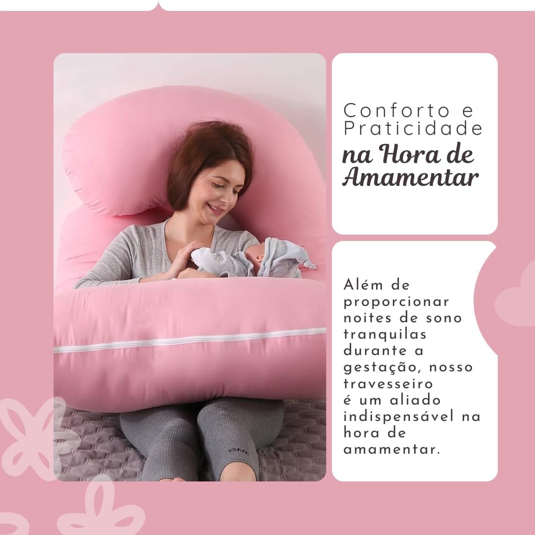 Travesseiro de Corpo para Gestante 3