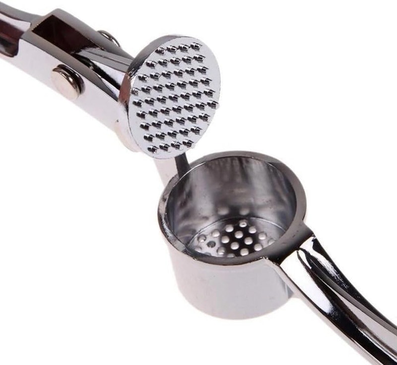 Espremedor Triturador Amassador Profissional de Alho em Aço Inoxidável 3