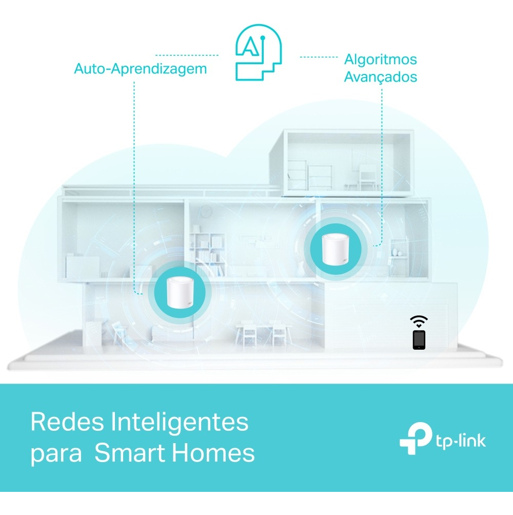 Roteador Mesh Wi-Fi 6 Gigabit Dual-Band AX3000 5