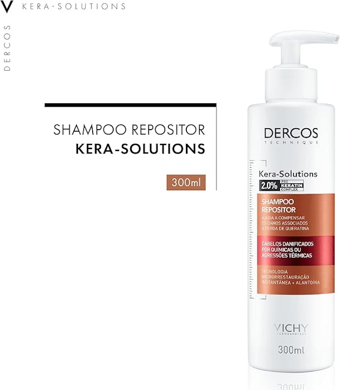 Dercos Kera-Solutions Shampoo Repositor - Cabelos Danificados 2