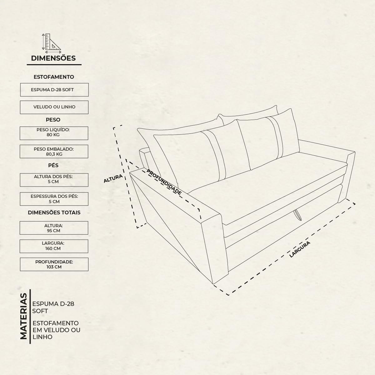 Sofá Cama 2 Lugares Casal Retrátil 3