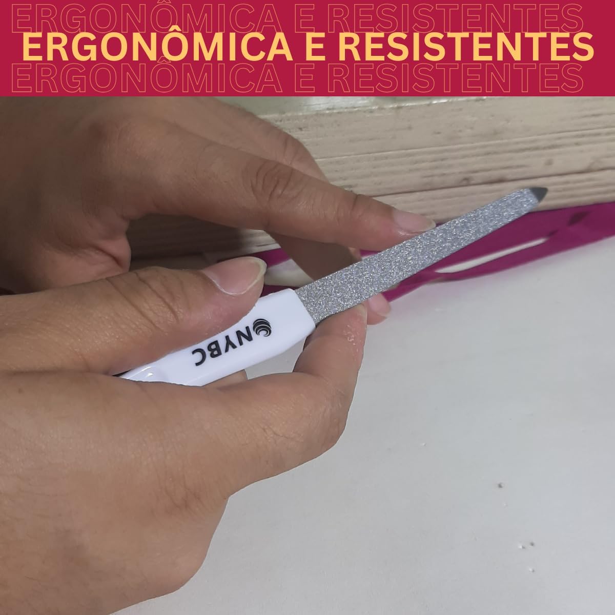 Lixa de Unhas Média Metal Ponta Fina NYBC 5