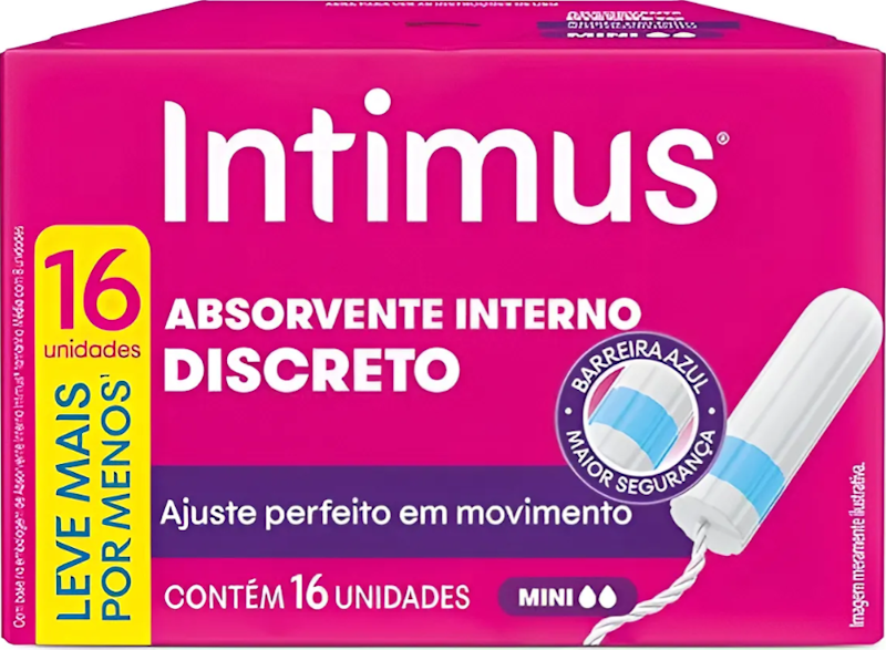 Absorvente Interno Mini Intimus 1