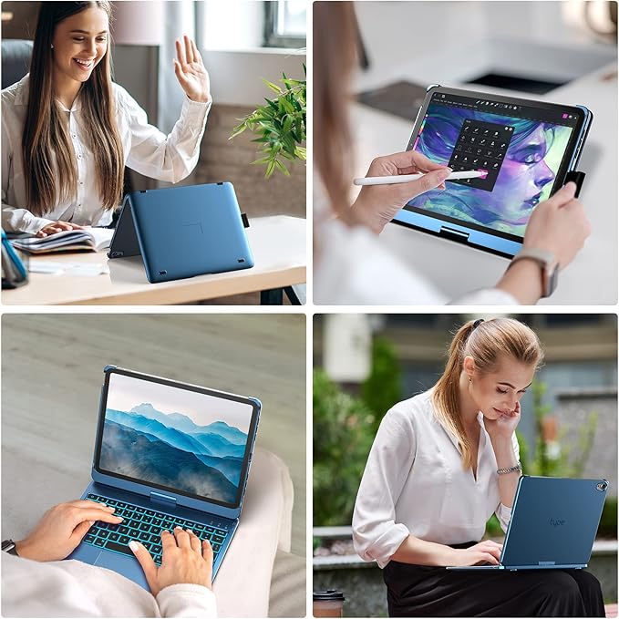 Capa Touch iPad Air 5ª Geração com Teclado 4