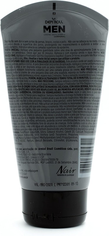 Creme Depilatório Corporal For Men Depiroll 3
