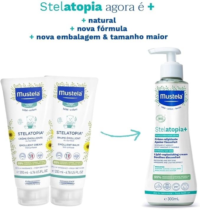Stelatopia+ Hidratante Relipidante Antiprurido Orgânico Certificado 5