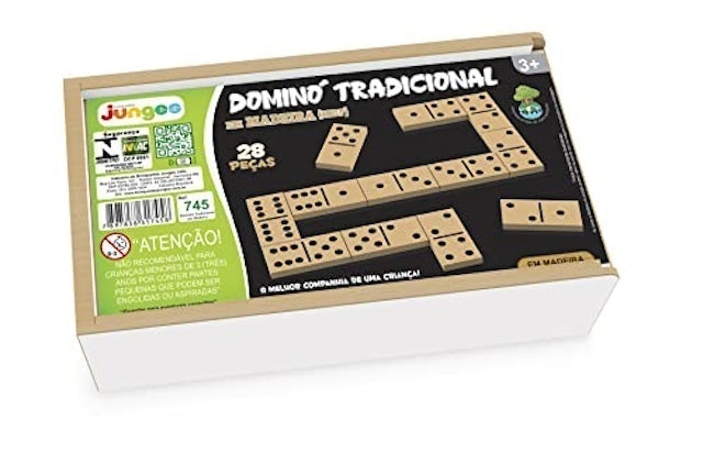 Dominó Tradicional Madeira (Estojo) 2
