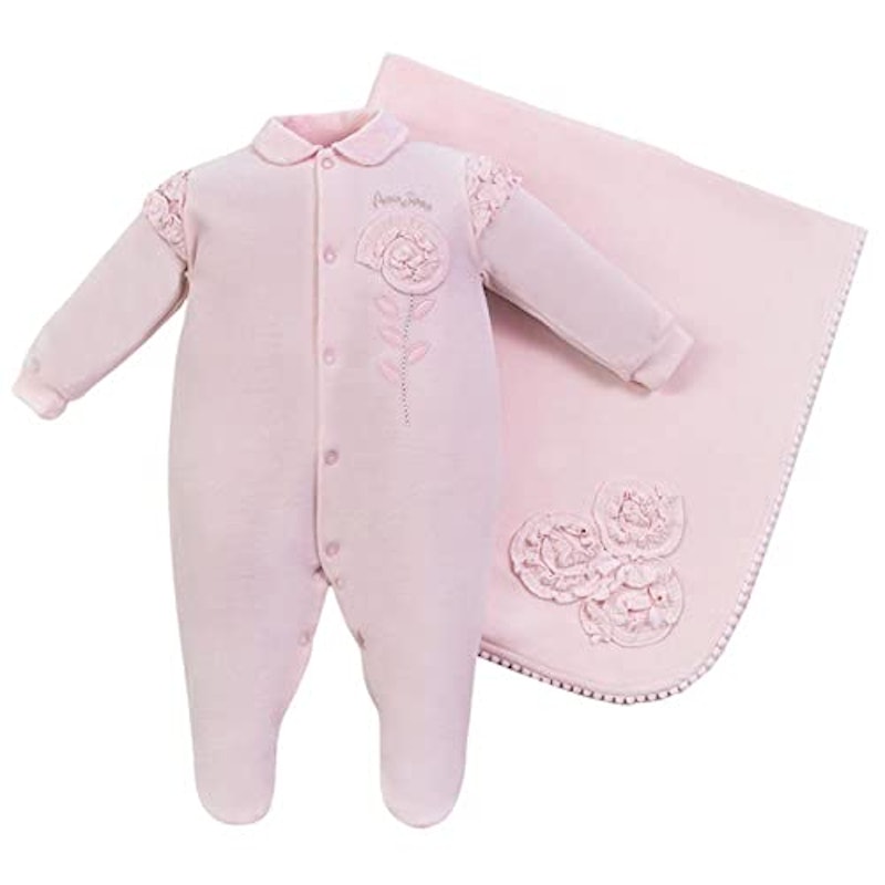 Saída Maternidade Plush Flor Aplicada 1