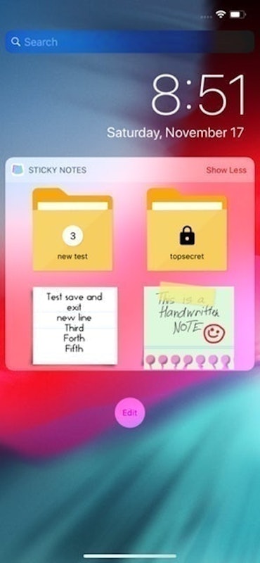 Sticky Notes + Widget 2