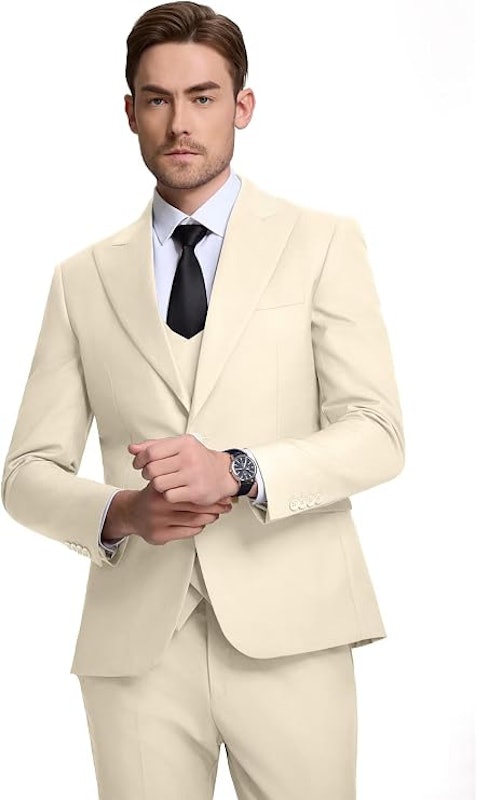 Terno Masculino Slim Fit 3 Peças Huezoe 2