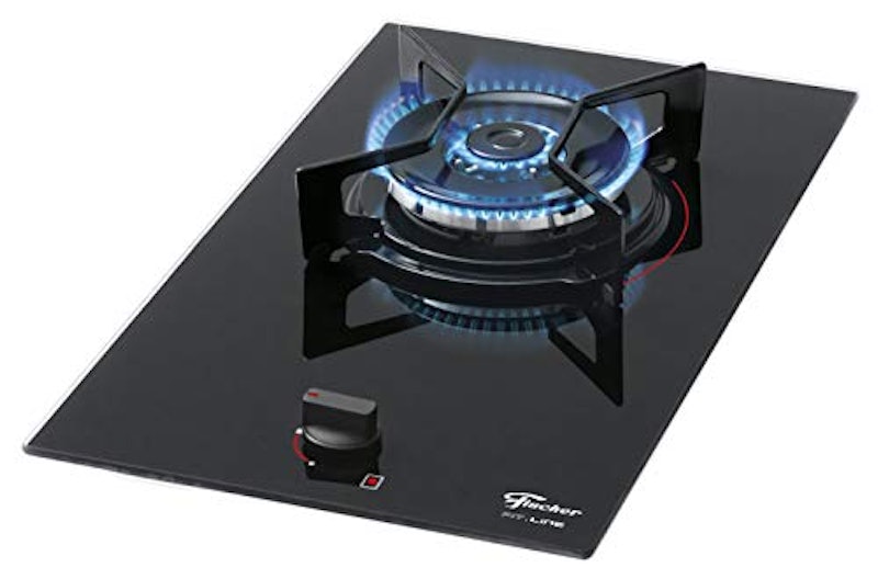Cooktop a Gás Fischer 1 Boca Tripla Chama Fit Line Mesa Vidro Bivolt 1