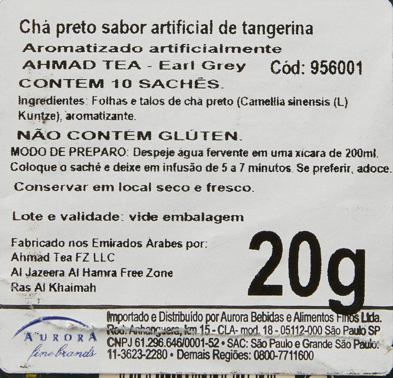 Earl Grey Tea Ahmad Tea London 4