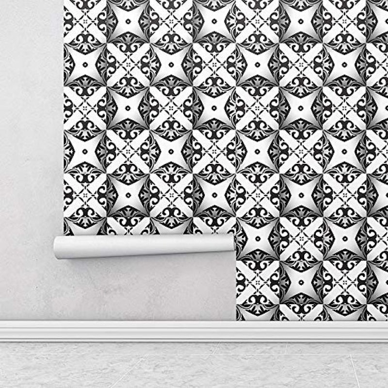 Papel de Parede 3D Azulejo Arabesco 3