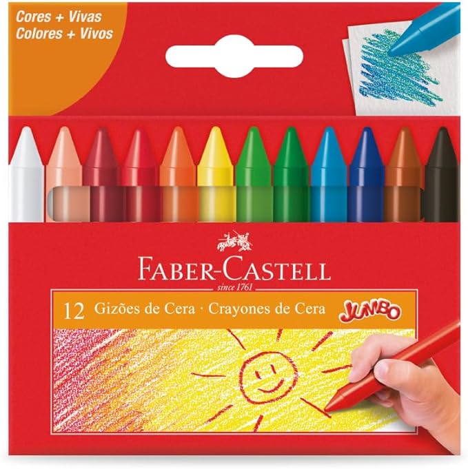 Top 10 Melhores Gizes de Cera  (Jumbo, Escolar e mais) 5