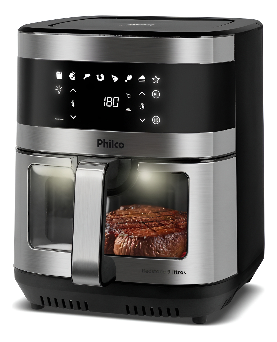 Air Fryer Philco 9 L Visor Glass 5