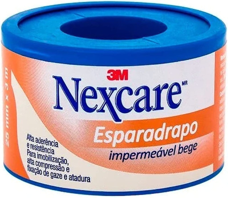 Esparadrapo Impermeável Nexcare Bege 25 mm x 3 m 1