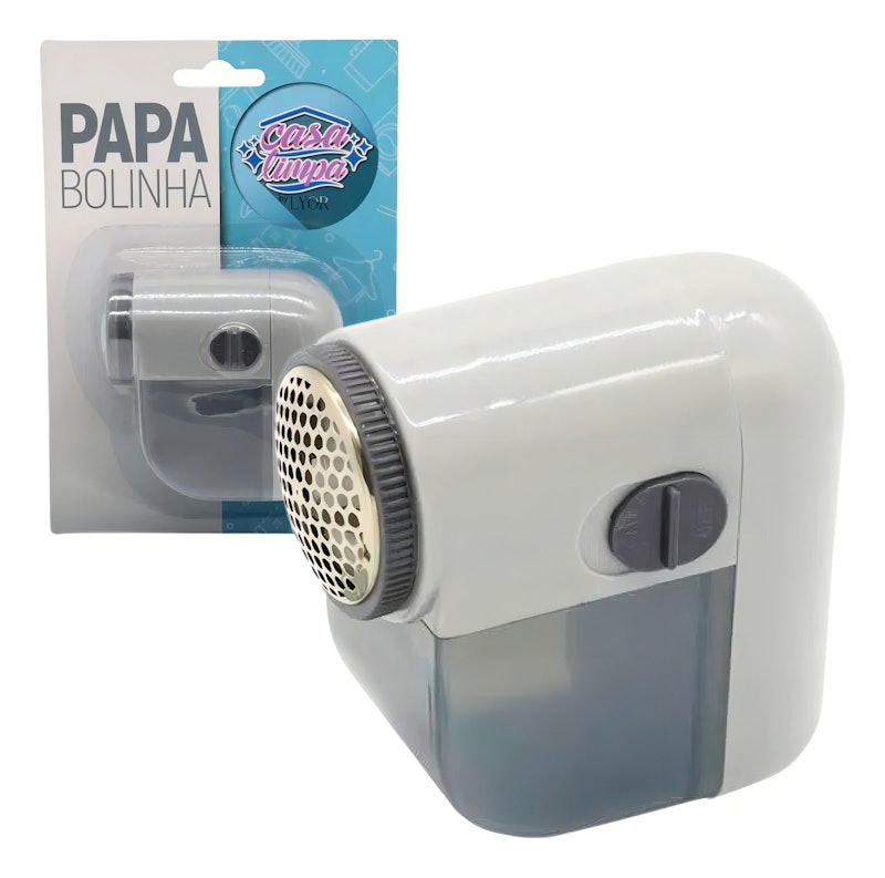 Papa Bolinha de Plástico e Aço Inox Cinza Chumbo 5