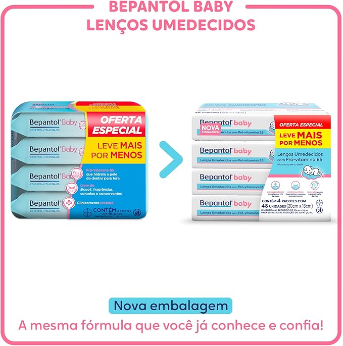 Lenços Umedecidos Bepantol Baby 2