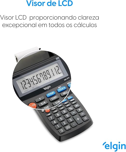 Calculadora com Impressão Monocromática 3