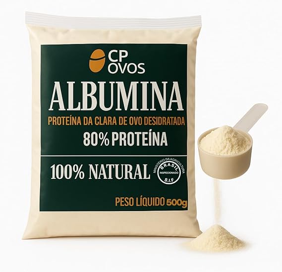 Albumina - 80% Proteína - Suplemento Natural 1