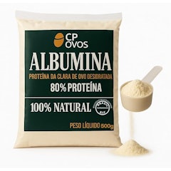 Albumina - 80% Proteína - Suplemento Natural