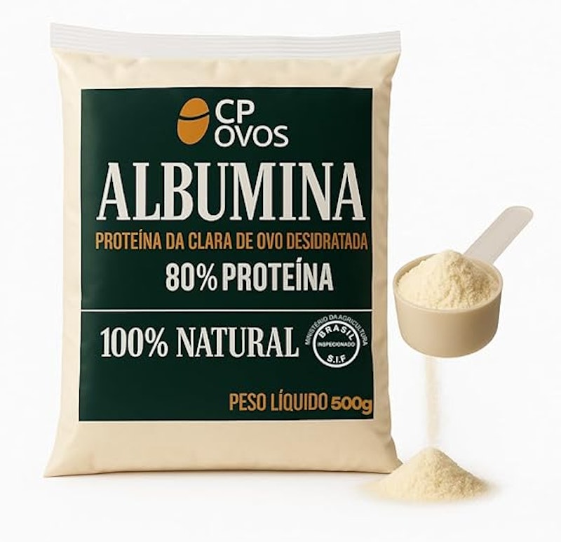 Albumina - 80% Proteína - Suplemento Natural 1