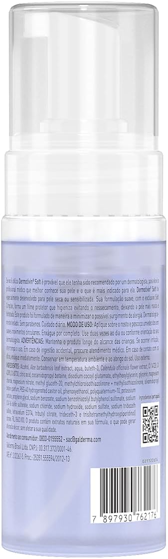 Dermotivin Soft Sabonete Espuma de Limpeza Facial 5