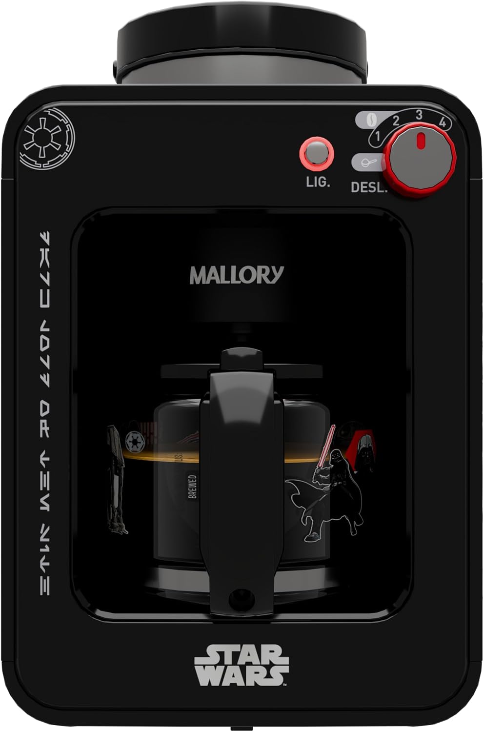 Cafeteira e Moedor de Grãos Mallory Star Wars Darth Brew 1