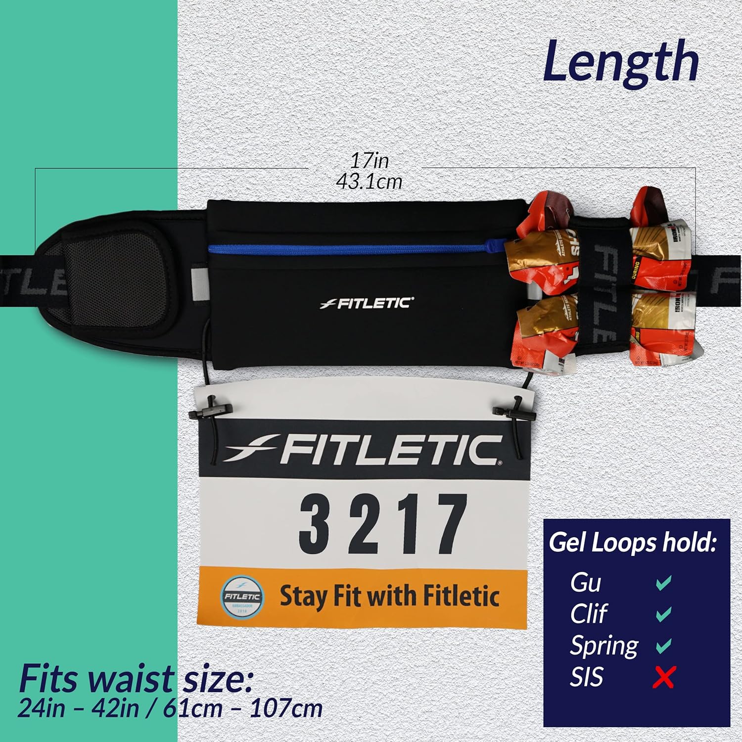 Pochete para Corrida com Porta-Gel e Bolso Extra Ultimate II 5
