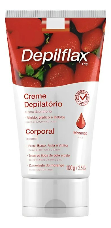 Creme Depilatório Corporal Morango 1