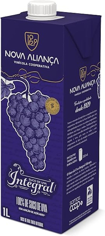 Suco de Uva Tinto Integral Nova Aliança 1