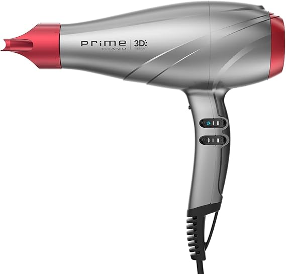 Secador de Cabelo Prime Titânio 3D 1