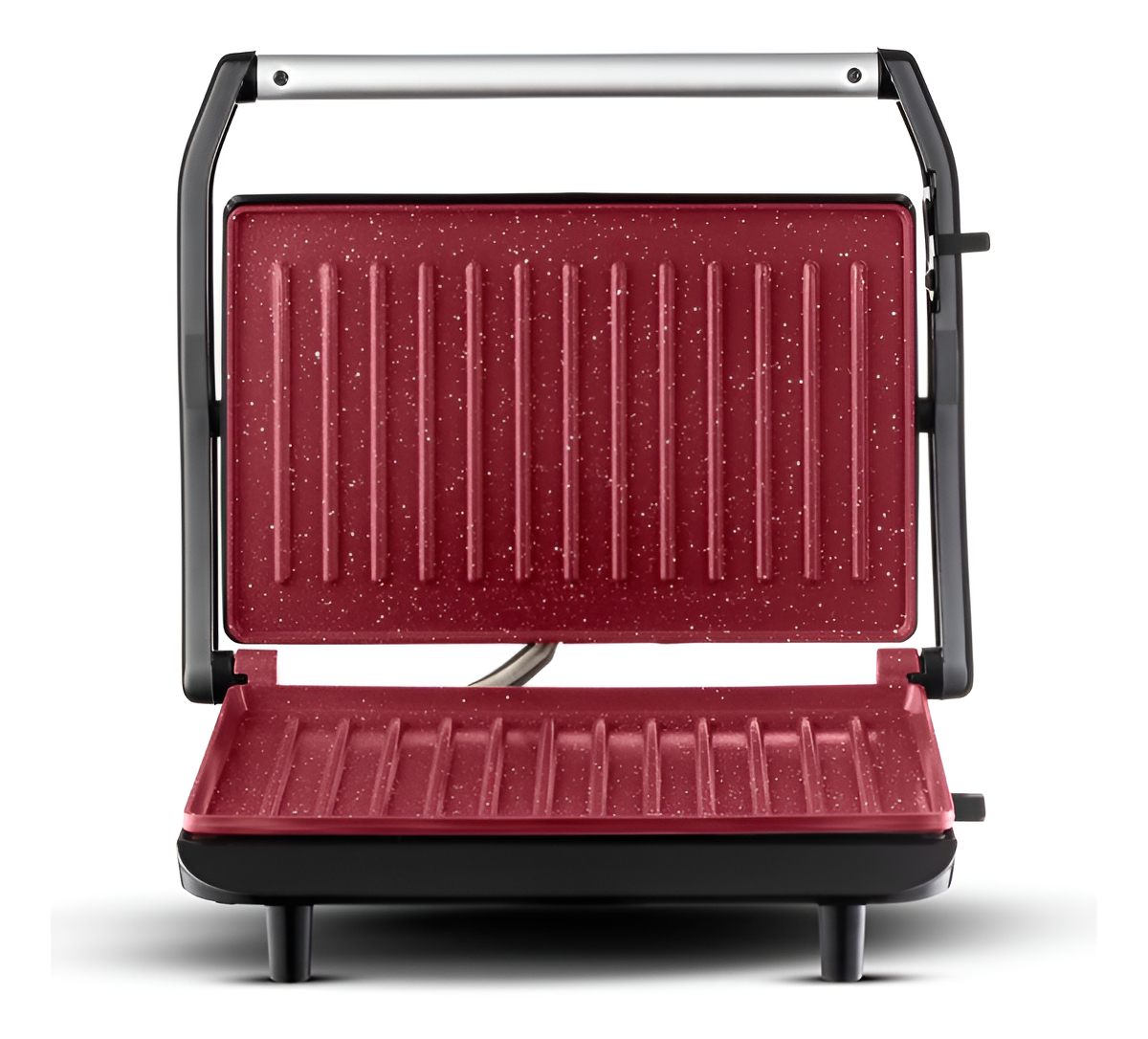 Press Grill Red Ceramic Mondial 4