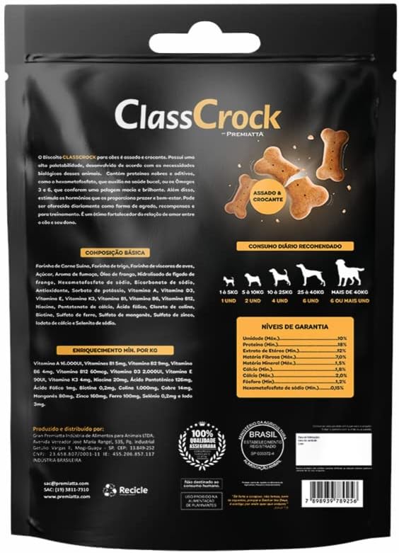 Biscoito Premiatta Classcrock para Cães 2