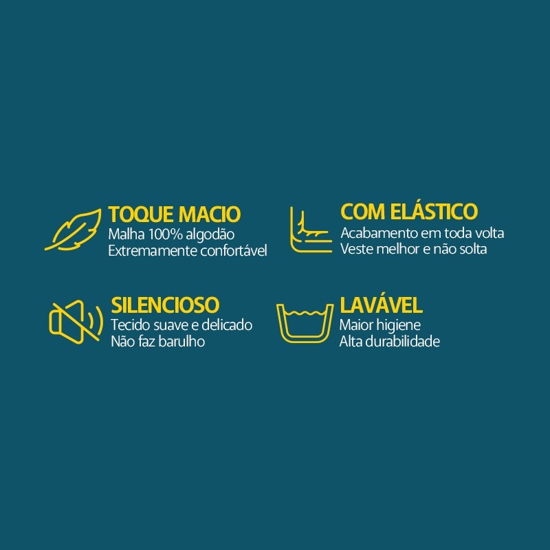 Protetor de Colchão Algodão Impermeável Queen 5
