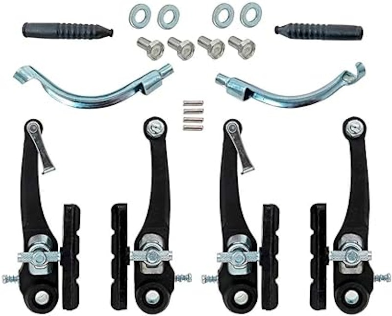 Jogo de Freios Bicicleta V-Brake em Nylon Dianteiro Traseiro 1