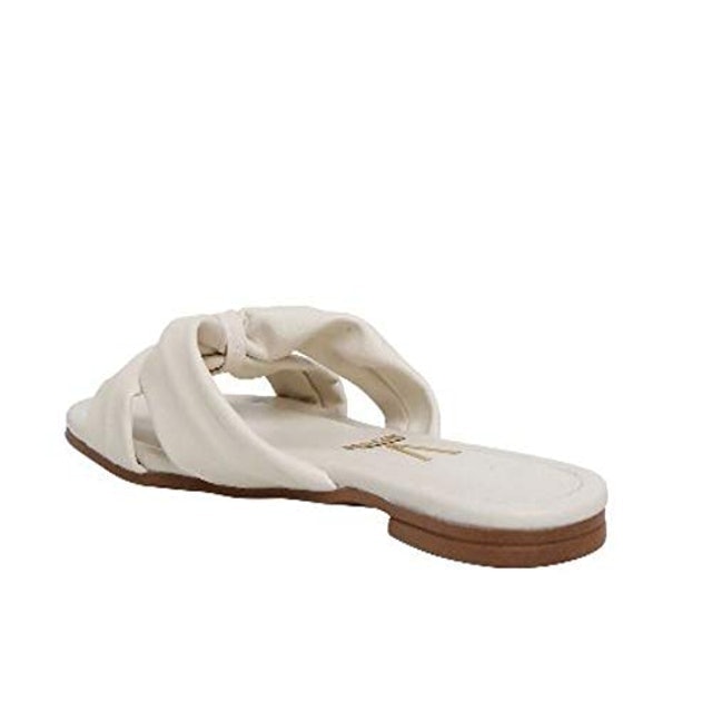 Sandália Rasteira Vizzano Nó Off White 2