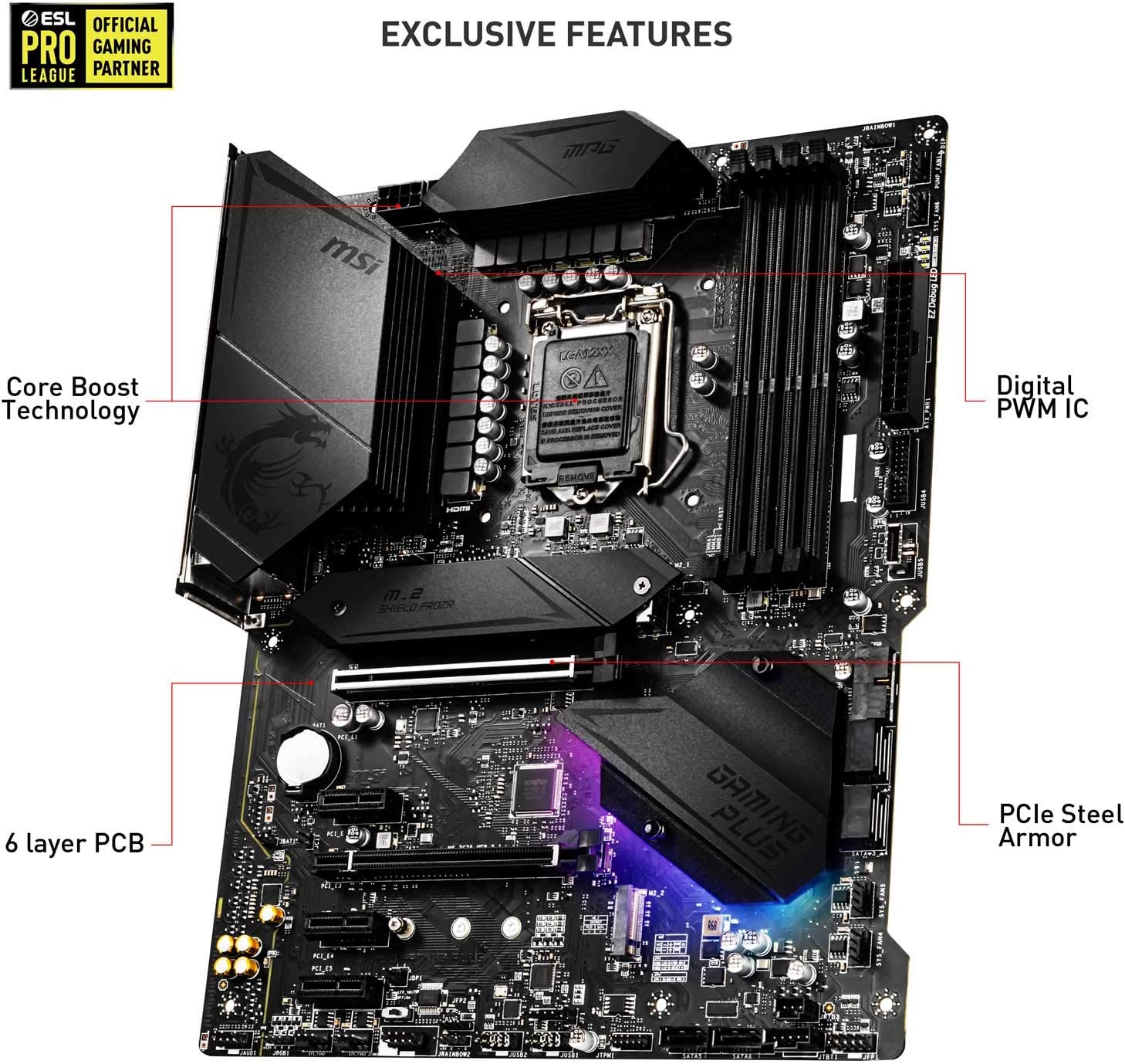 Placa-Mãe MPG Z490 Gaming Plus 2