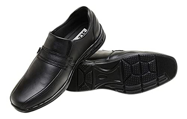 Sapato Comfort Social Masculino Couro Ortopédico Franboots 4