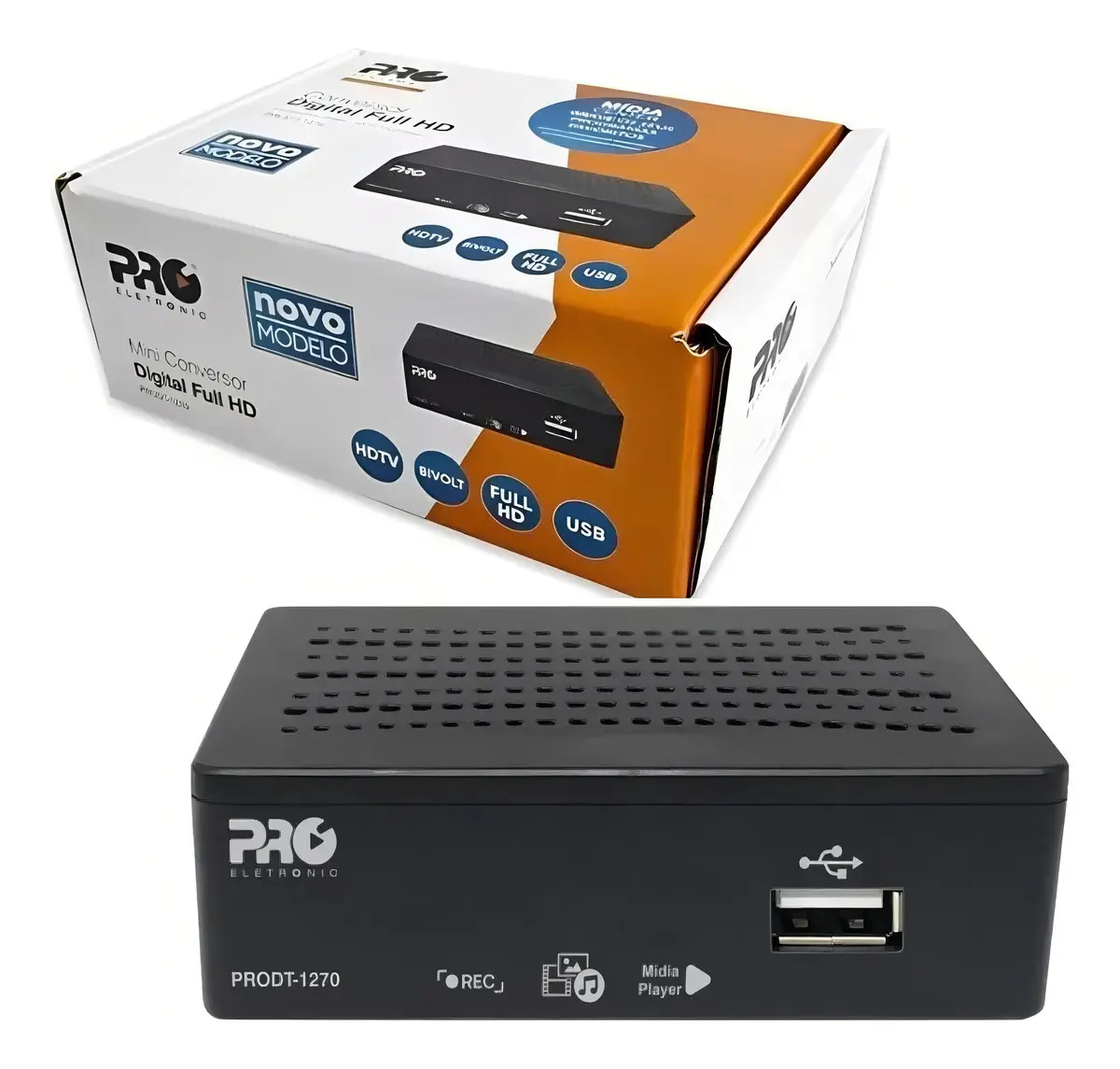 Mini Conversor Digital Isdb-T Full Hd New Design 1