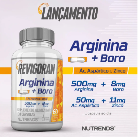 Revigoran Arginina + Boro (com Ácido Aspártico e Zinco)  2