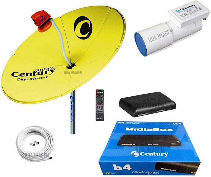 Kit Antena Digi Master e MidiaBox HDTV B4 1