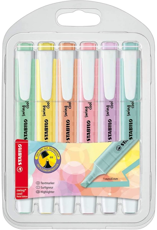 Stabilo Swing Cool com 6 Cores 1